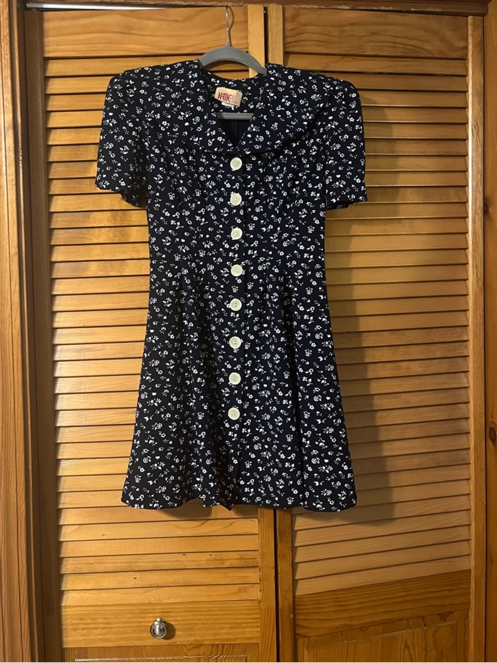 Katie MFG Vintage 90s Style Midi Dress